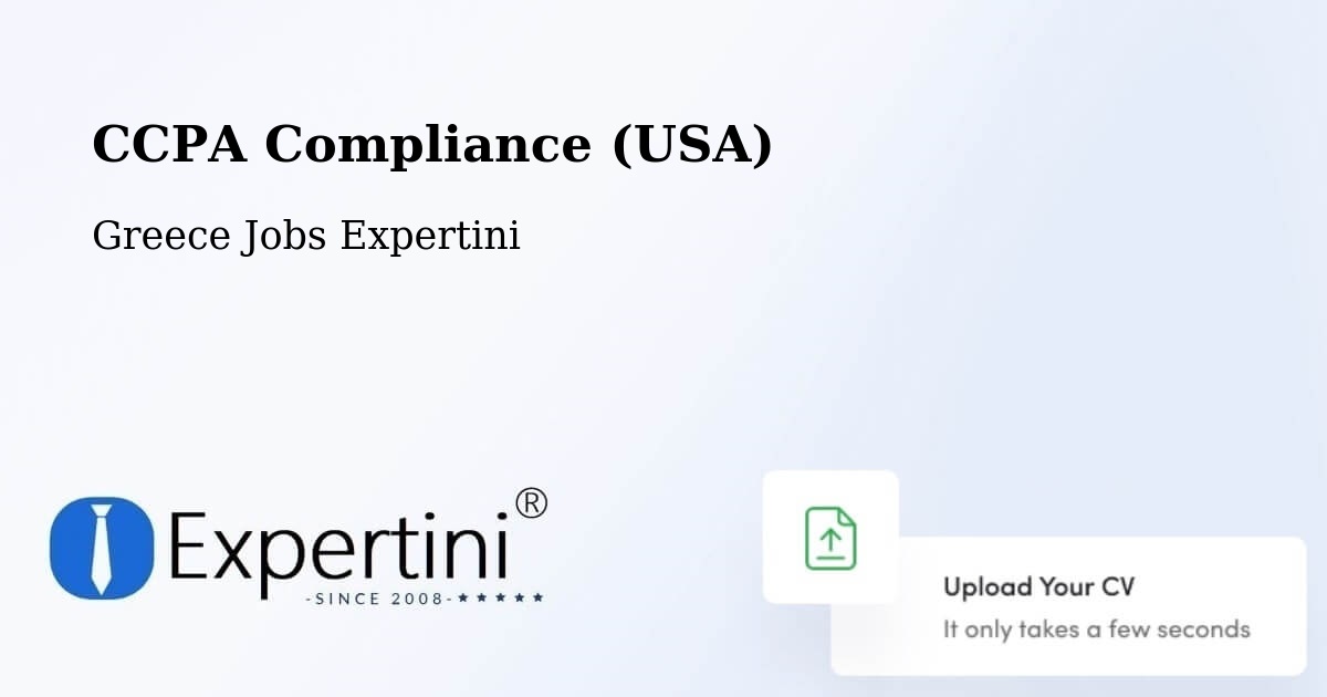 CCPA Privacy Rights & Compliance Notice – Delphi - Greece Jobs Expertini