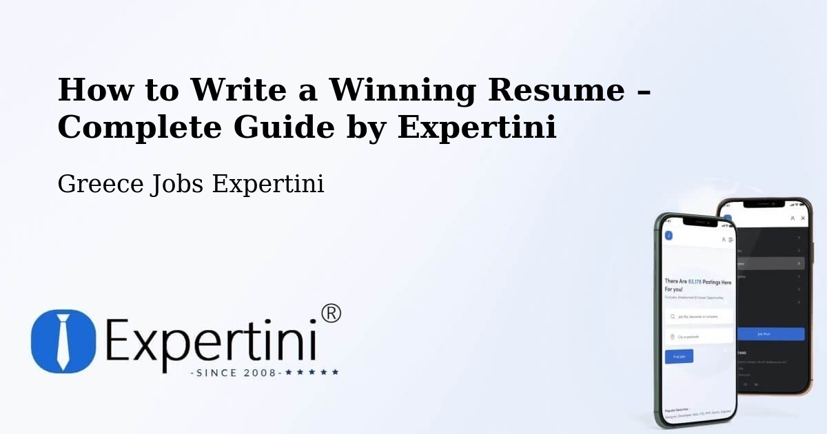 Resume Writing Guide for Job Seekers – Delphi - Delphi, Greece Jobs Expertini
